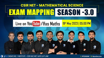 CSIR NET Maths Previous Year Question | Exam Mapping Series Maths 2023