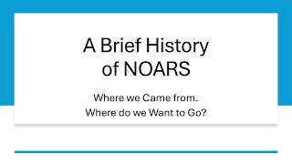 Elaine's, KC8FOS, NOARS History Presentation