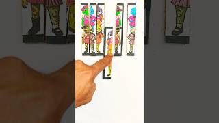 Italian Brainrot Simple Vs Zombie Cardboard Stick Shuffling Puzzle