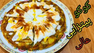 صبحانه ساده و خوشمزه با تخم مرغ وسیب زمینی(simple and delicious breakfast with eggs and potatoes)