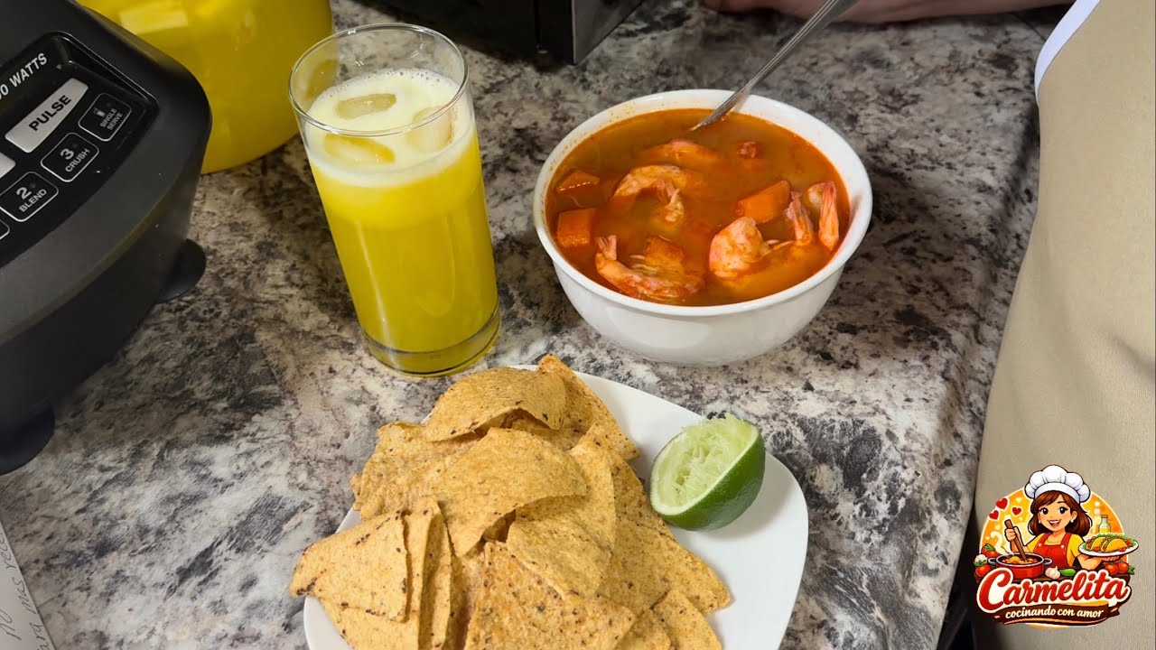 Caldo de camarón - estilo Michoacán 
