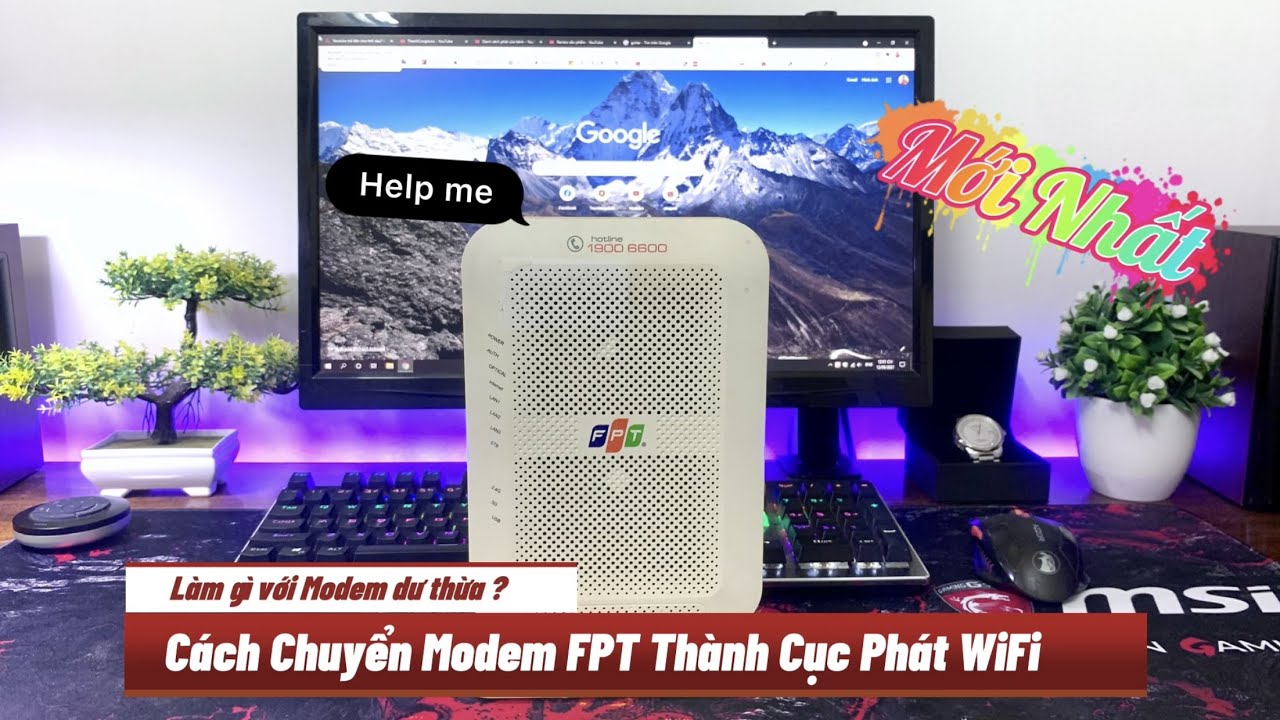 Cài đặt modem FPT thành cục phát Wifi "MỚI NHẤT" Mã G97RG6M | Tổng quát các tài liệu nói về bat wifi fpt đầy đủ nhất