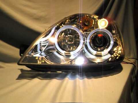 Angel Eye Scheinwerfer Chrome Ford Fiesta Mk6 Jh Led Slr By Sw Tuning Youtube