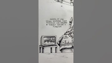 Patrick remembers the glory days (Part 1)  #art #artist #drawing