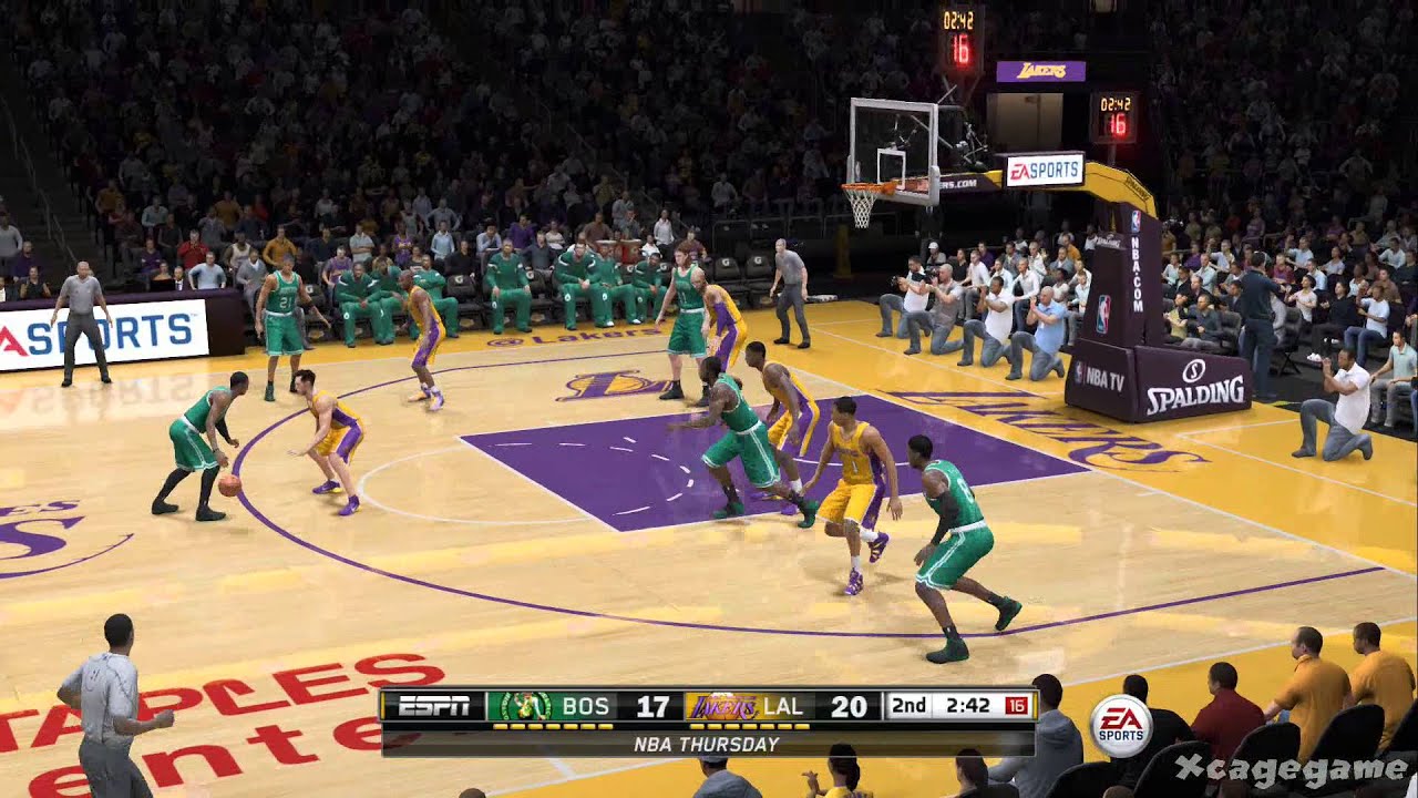 NBA Live 15 - Boston Celtics vs Los Angeles Lakers - FULL GAME Gameplay  HD 