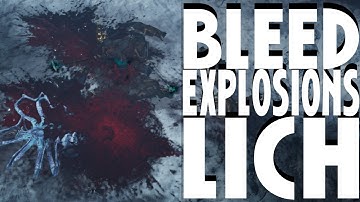 Last Epoch Build Guide 8.3 Bleed Explosion Lich, When You Want To Watch Enemies Rupture! (Part 2)