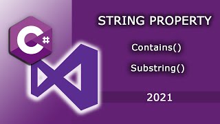 How to use Contains() and Substring() function in CSharp with Examples. C Tutorial for beginners