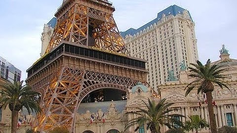 View from top of the Eiffel Tower at Paris Las Vegas