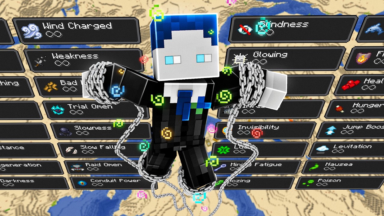 MINECRAFT MIT ALLEN EFFEKTEN DURCHSPIELEN (fast allen...)