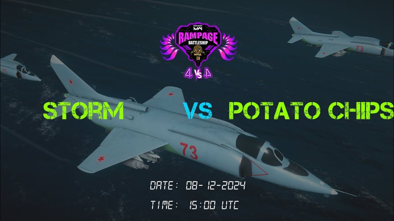 STORM vs POTATO CHIPS // R3 // M1 // NOVA // Rampage Battleship S3 ...