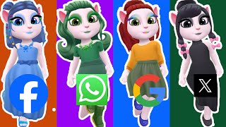 Outfit Social Network 2 ! 👚 My Talking Angela 2 Fashion. screenshot 4