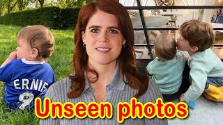 Princess Eugenie shares photos of rarely seen sons August and Ernest to mark milestone birthday
