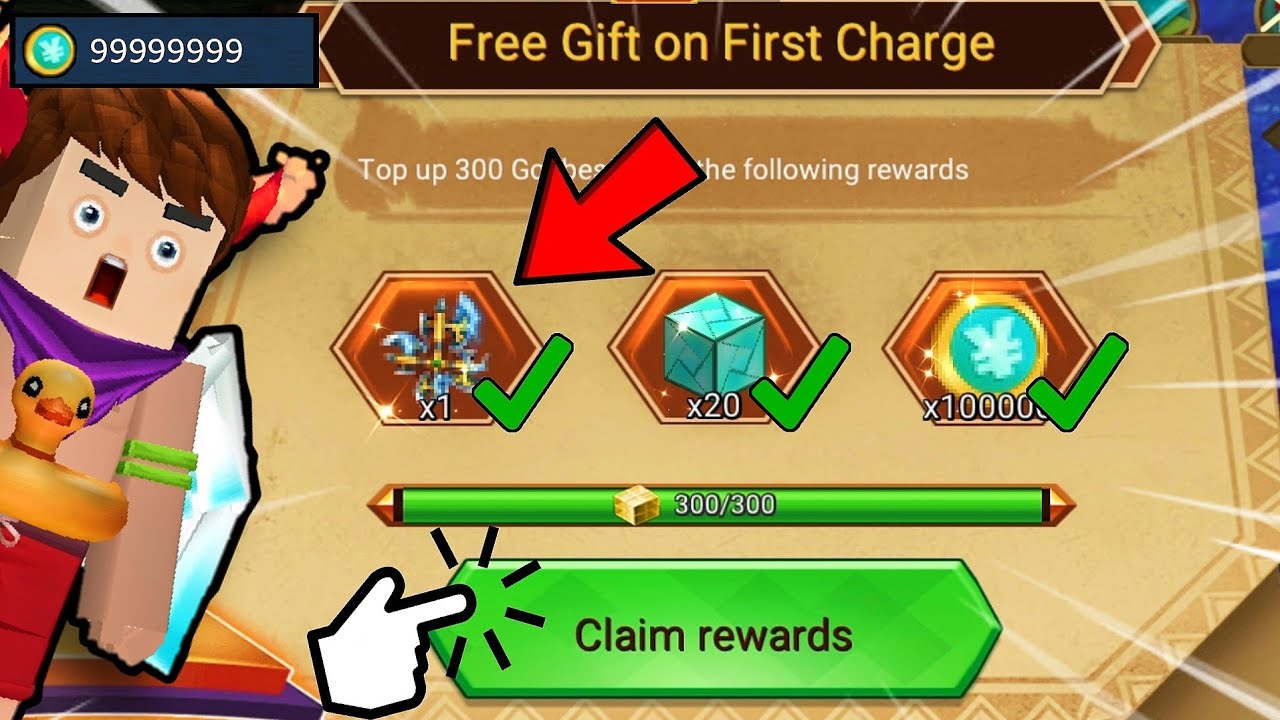 How To Unlock FREE CROSS SLASH and FREE MONEY in SkyBlock - Blockman Go