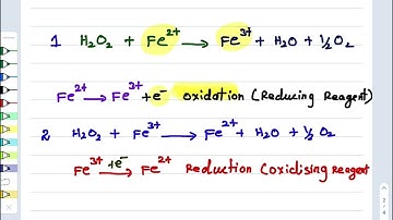 Hydrogen peroxide act as oxidising as well as reducing reagent H2O2