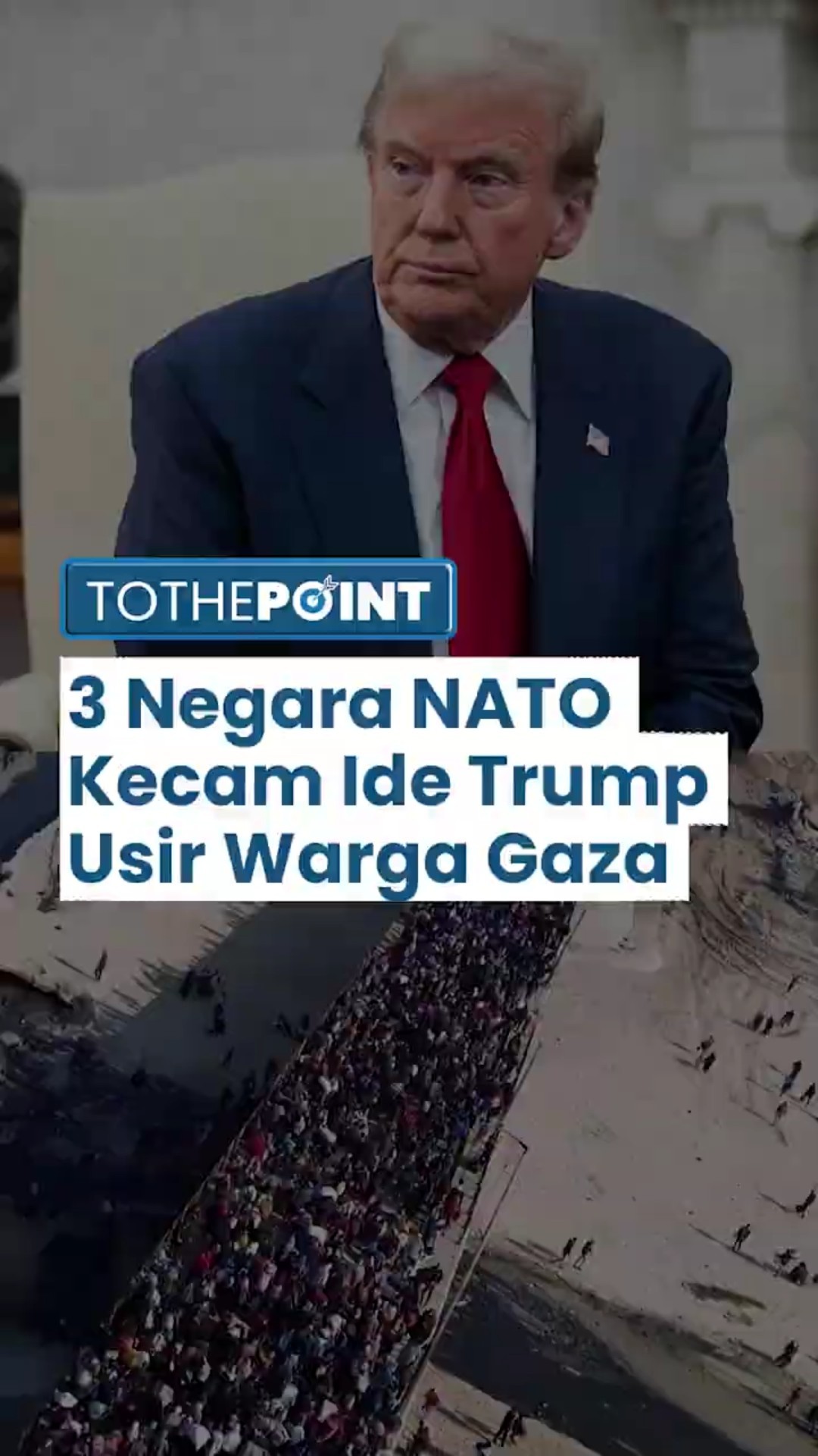 Berani Tolak Gagasan Trump Mengusir Warga Palestina dari Gaza, 3 Negara NATO Ini Sampaikan Kecaman