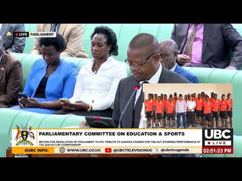 Magogo Thanks Speaker Among For The Financial Support To The Uganda Cranes Team During CHAN 2024 