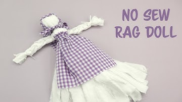 No Sew Rag Doll Detailed Instructions - Historical, Old-fashioned, easy craft, kids, fun, pioneer