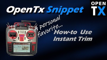 OpenTx Snippet • How-to Use OpenTx Instant Trim