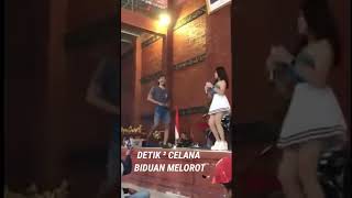 #viral12detik ,#biduan #keliatan DETIK-DETIK CELANA BIDUAN INI MELOROT 🙀