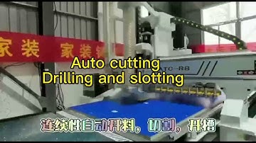 ATC Wood cnc router machine with auto labeling function