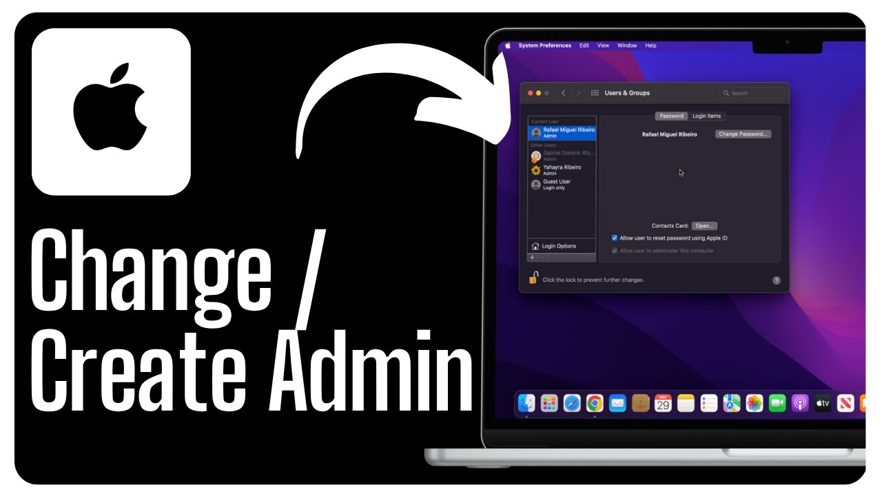 How to Change or Create a New Admin Account on Mac 👨‍💻🔐 | Quick & Easy Tutorial
