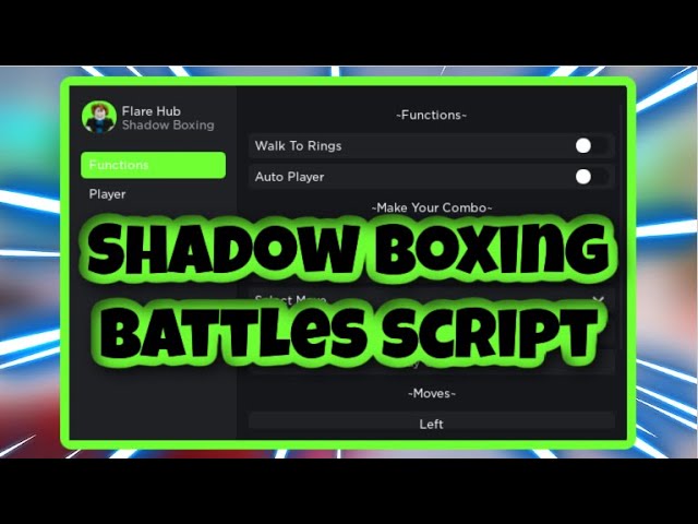 NEW] Shadow Boxing Battles Script, Auto Player, Auto Combos, Auto Win, AND MORE