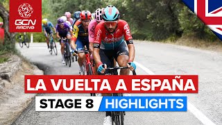 Brutal Climb To Test Climbers Before The Line! | Vuelta A España 2023 Highlights - Stage 8