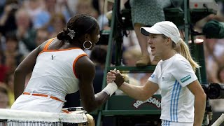 Serena Williams vs Justine Henin 2003 Wimbledon SF Highlights