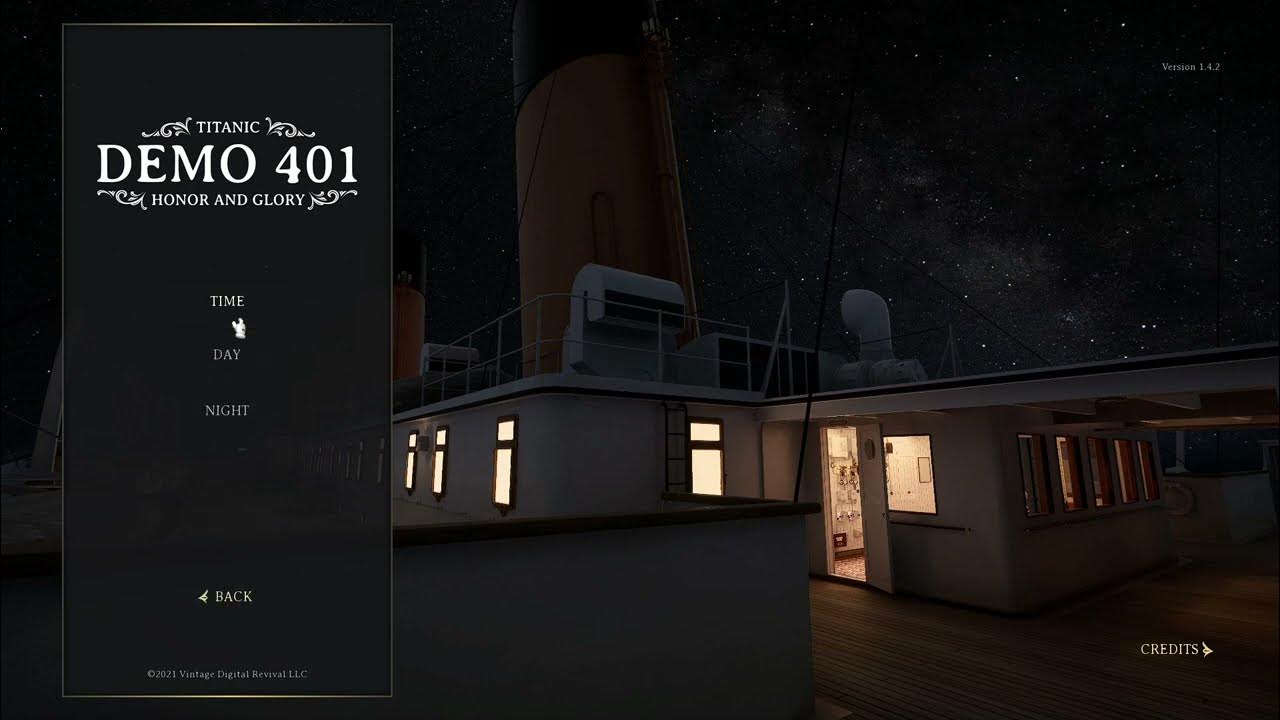 Titanic demo 401. Titanic honor and glory 2022. Титаник 401. Титаник 401. 401 demo titanic.