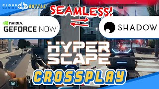 HYPER SCAPE CROSSPLAY on Shadow and GeForce Now | First Group Run