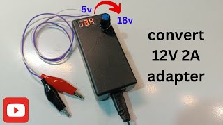 How to convert an adapter into a variable power supply?