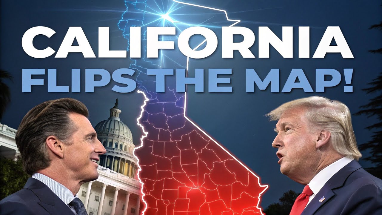 California’s Bold Move: Prop 50 Redraws America’s Political Map | Newsom vs Trump 2026 Showdown 🇺🇸🔥