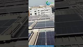 (SB-RT)Automatic Rooftop Solar Panel Cleaning Robot /rooftop solar plant #drycleaning#innovation