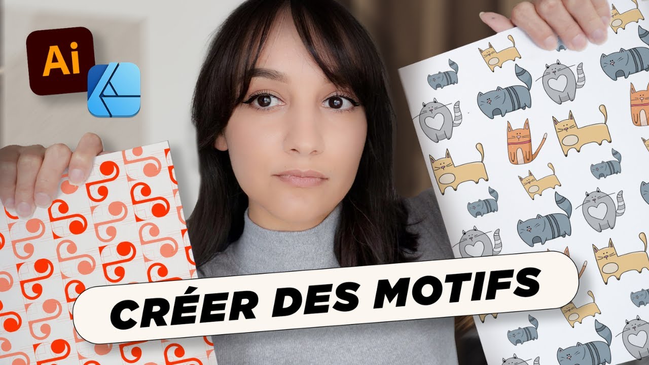 Comment créer un motif sur ADOBE ILLUSTRATOR & AFFINITY DESIGNER  ✍🏼