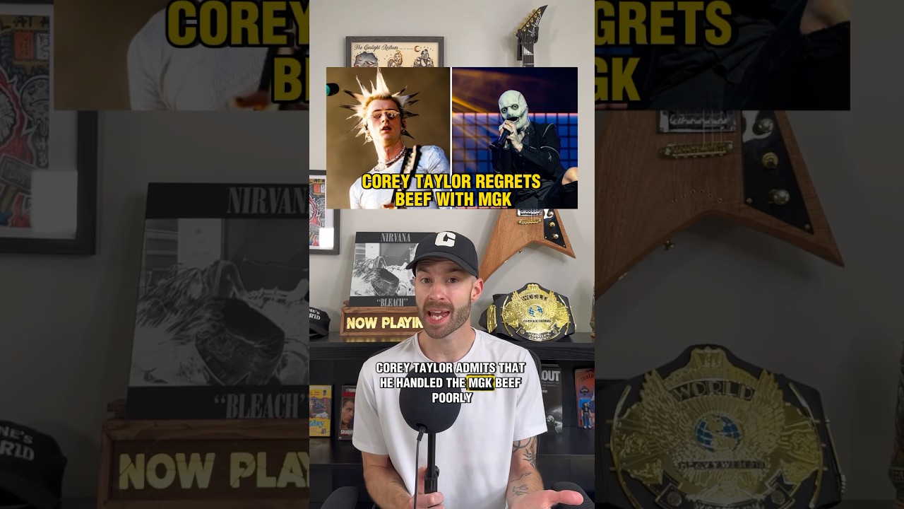 Guarda Corey Taylor admits that handled beef with MGK poorly su YouTube Guarda Corey Taylor admits that handled beef with MGK poorly su YouTube