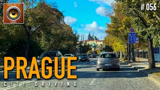 Driving Tour to the Center of Prague from the East with Jazz 🎹 Czech Republic 4k HDR 60fps