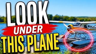 Look what's under the aircraft can't believe my eyes