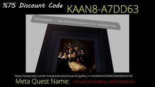 %75 Discount Virtual Art Gallery: VR Exhibition - VR Meta Quest apps (Horizon Store)