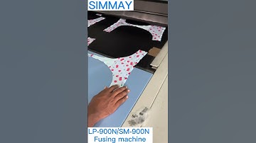 Simmay sewfree continuous fusing machine for final bonding garments