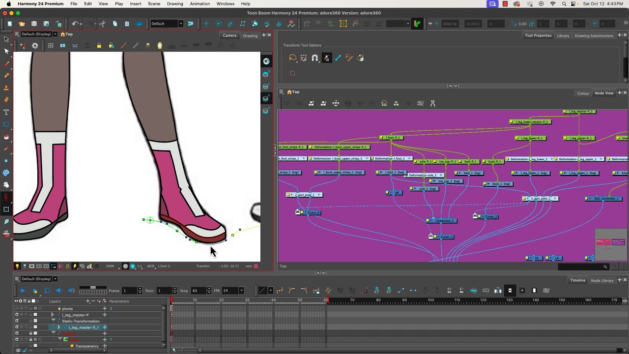 Rigging a 360 Character in Harmony Premium Part 6: foot fix - YouTube