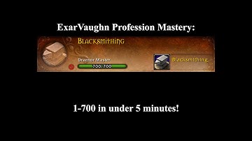 World of Warcraft Blacksmith Mastery, Best profession Leveling Guide / Tutorial