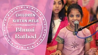 Bhumi Rathod - Children Kirtan Mela | ISKCON Chowpatty