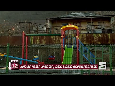 ქარელის მერიამ სოფელში, სადაც ბავშვი არ ცხოვრობს 12 000-ლარიანი საბავშვო ატრაქციონები მოაწყო