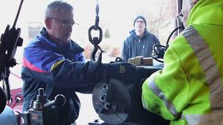 Big lathe move to basement, a rookies journey