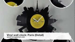 Omega Vinyl   Wall Clocks