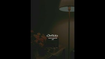 وعسى ان تكرهوا شيئاً وهو خير لكم بصوت القارئ اسلام صبحي#explore#share#quran#shortvideo