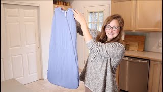 HAPIU Winter Baby Sleep Sack Review | Rayon Made from Bamboo 2.5 TOG, 2-Way Zipper Wearable Blanket