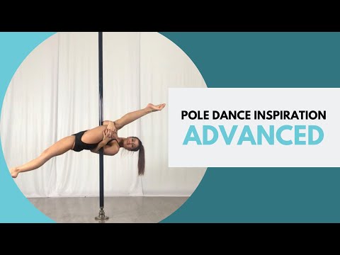 POLE DANCE SPLIT! Poledance intermediate/advance combo