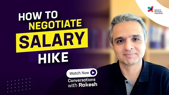 How to negotiate a salary hike |Episode 76|Convers...