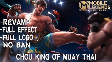Chou King of muay thai Skin Scripts Full Effect + Backup